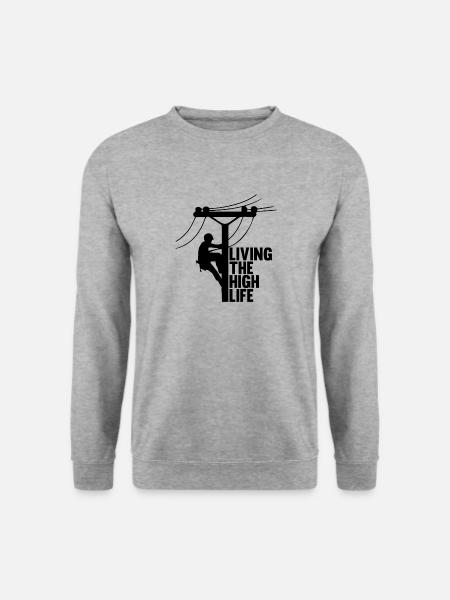 The high life - Unisex Sweatshirt - salt & pepper