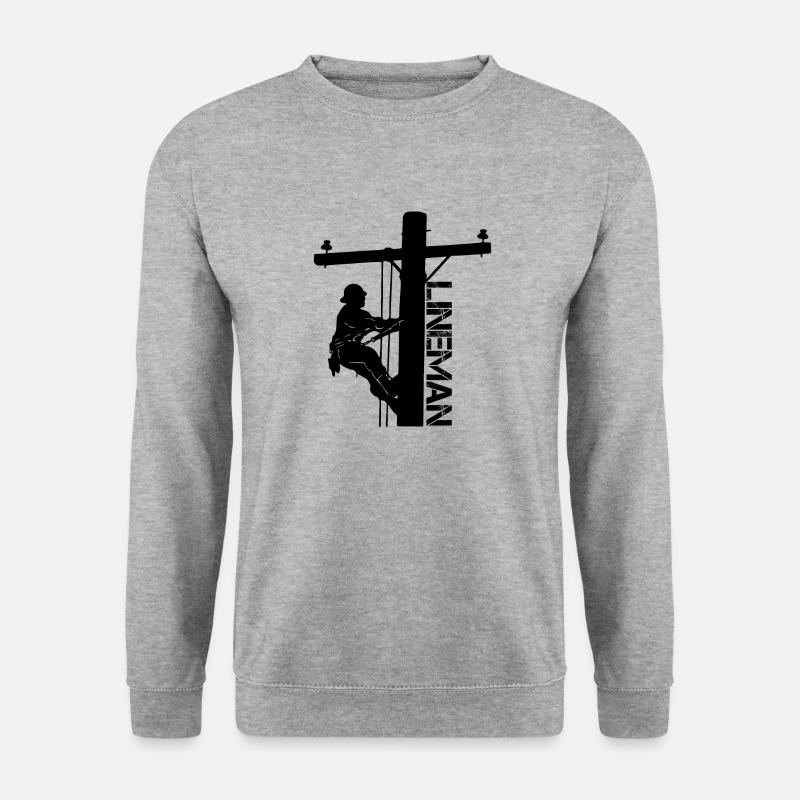 Lineman - Sweat-shirt Unisexe - gris chiné