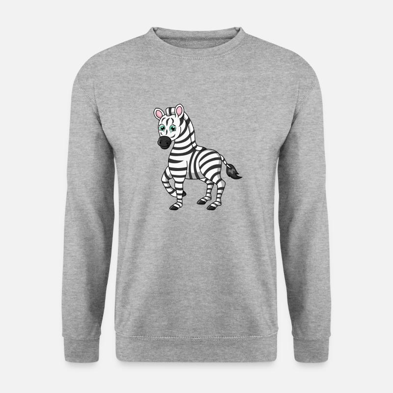zebra - Unisex Sweatshirt - salt & pepper