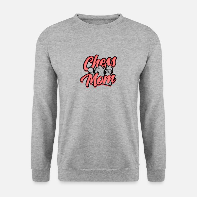 Chess Mom – Mère checkmate - Sweat-shirt Unisexe - gris chiné