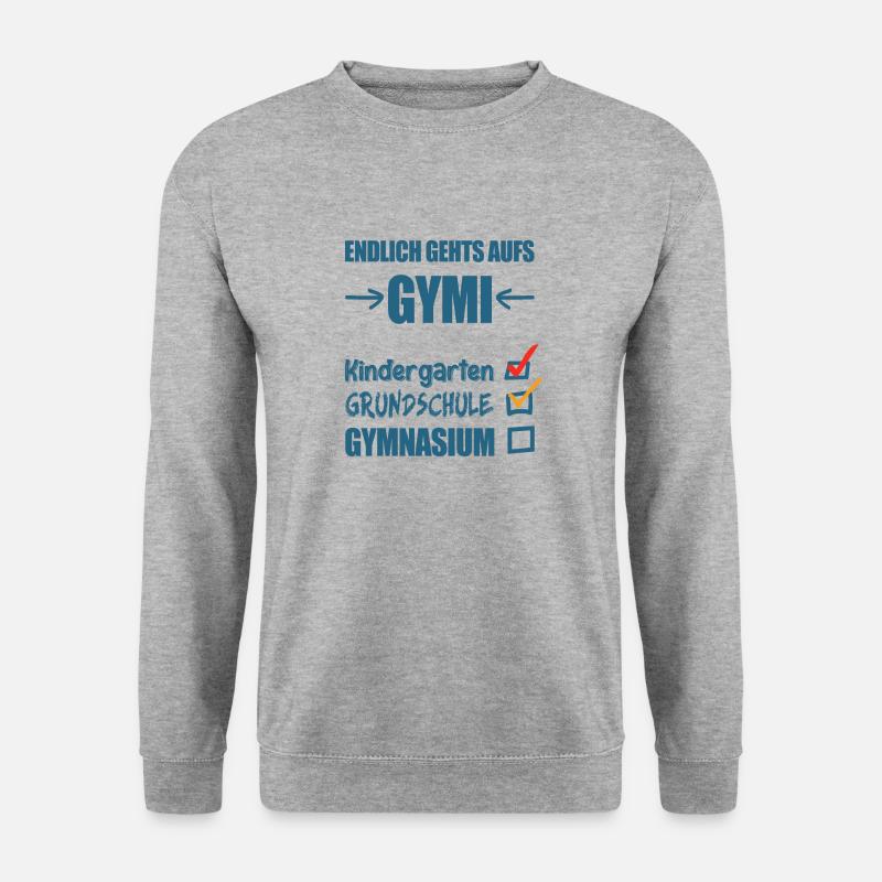 5. Klasse Gymnasiast - Unisex Pullover - Weißgrau meliert