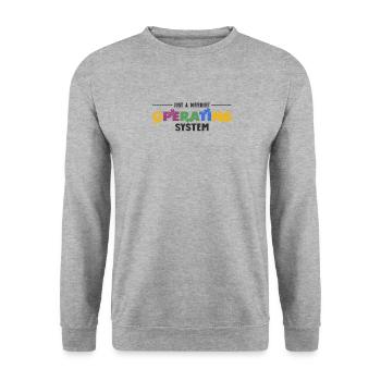Autism Awareness Neurodiversity Autistic - Unisex Sweatshirt - salt & pepper - Front - Alina (178cm) & Michal (187cm)
