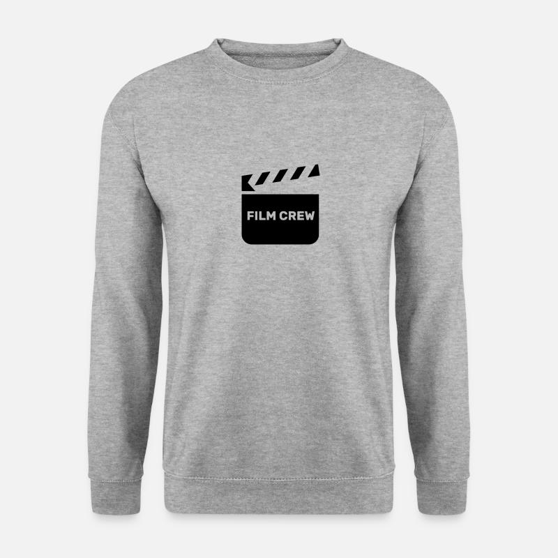 Movie Making Movie Set Filmcrew - Unisex Pullover - Weißgrau meliert