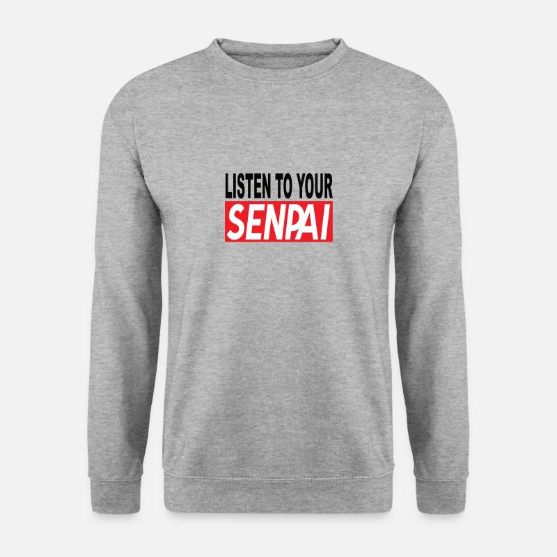Anime Anime Merch Animes Anime Outfit Animefiguren - Unisex Pullover - Weißgrau meliert