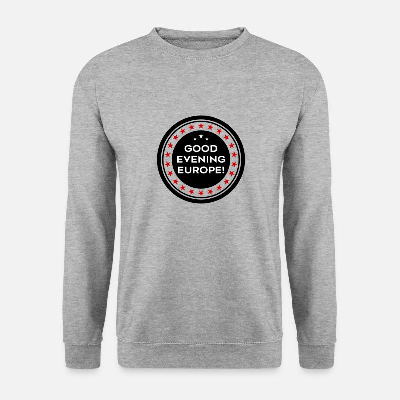 Eurovision Song Contest - Unisex Pullover - Weißgrau meliert