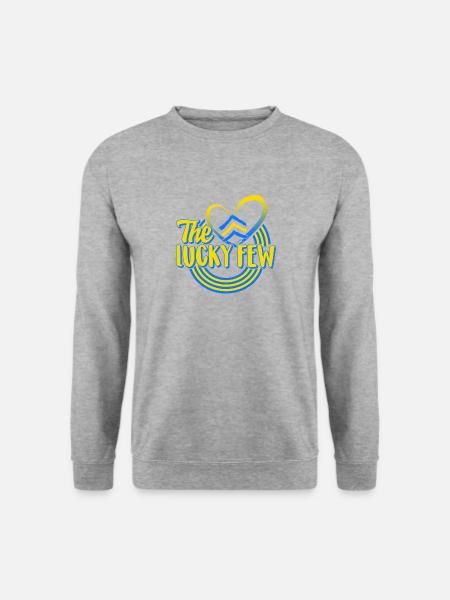 World Down Syndrome Day Shirt, Die wenigen Glücklichen, - Unisex Pullover - Weißgrau meliert
