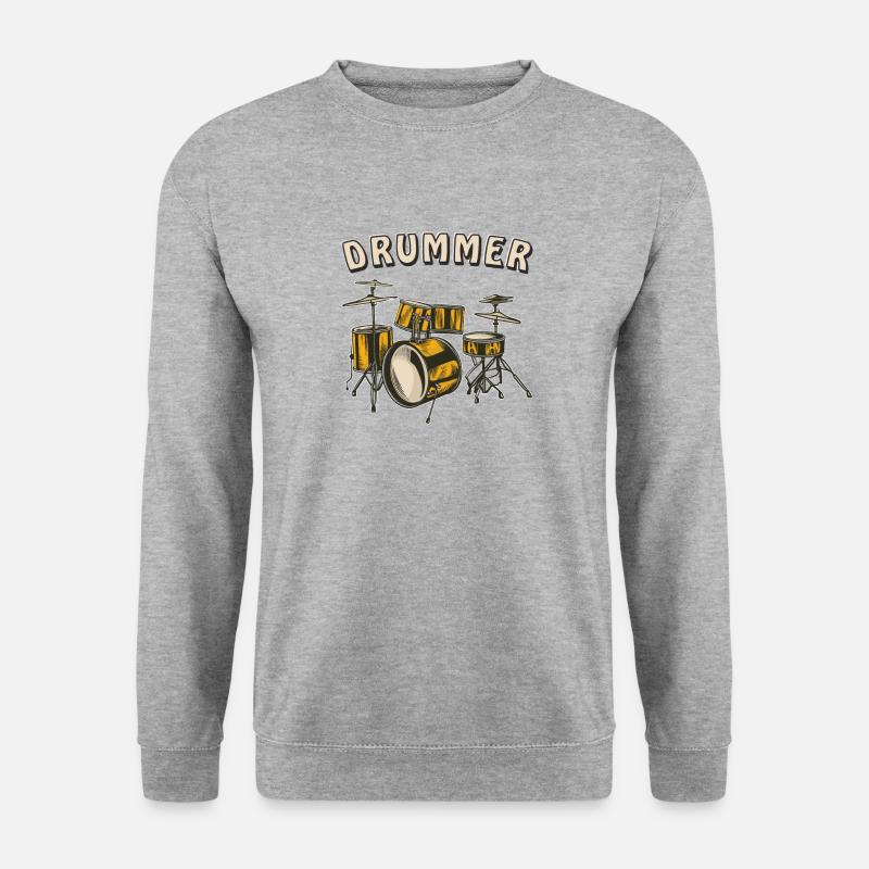 DRUMMER - Unisex Sweatshirt - salt & pepper