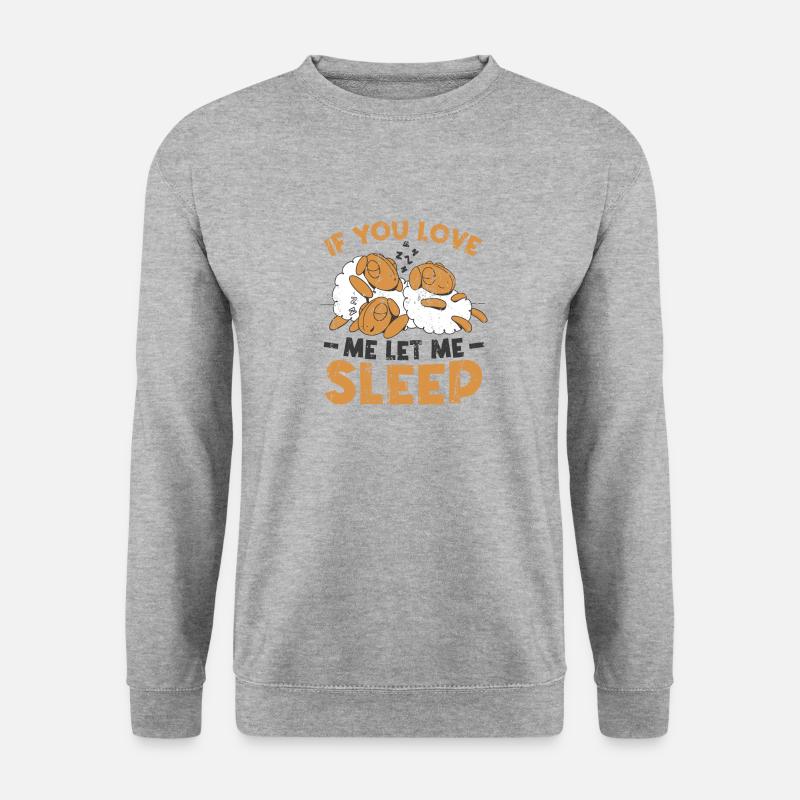 Cute Sleeping Sheep - Unisex Sweatshirt - salt & pepper