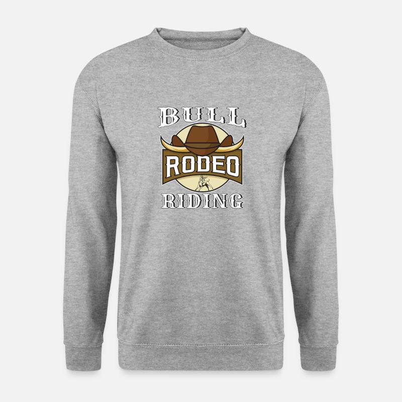 RODEO BULL RIDING - Unisex Sweatshirt - salt & pepper