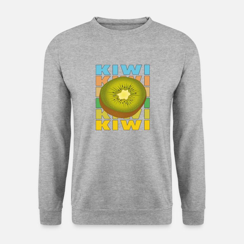 KIWI - Unisex Pullover - Weißgrau meliert