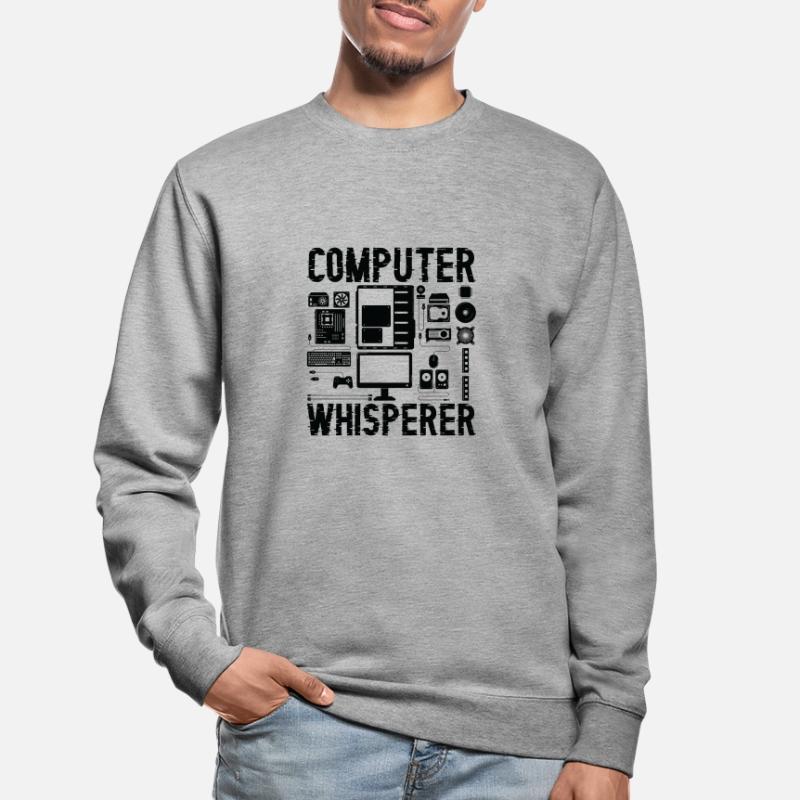 Computer Whisperer IT Support Programmierer Unisex Pullover