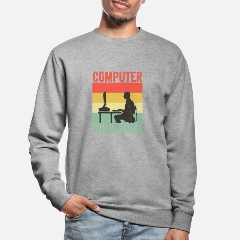 Programmeur de support informatique Computer Whisperer Sweat-shirt Unisexe