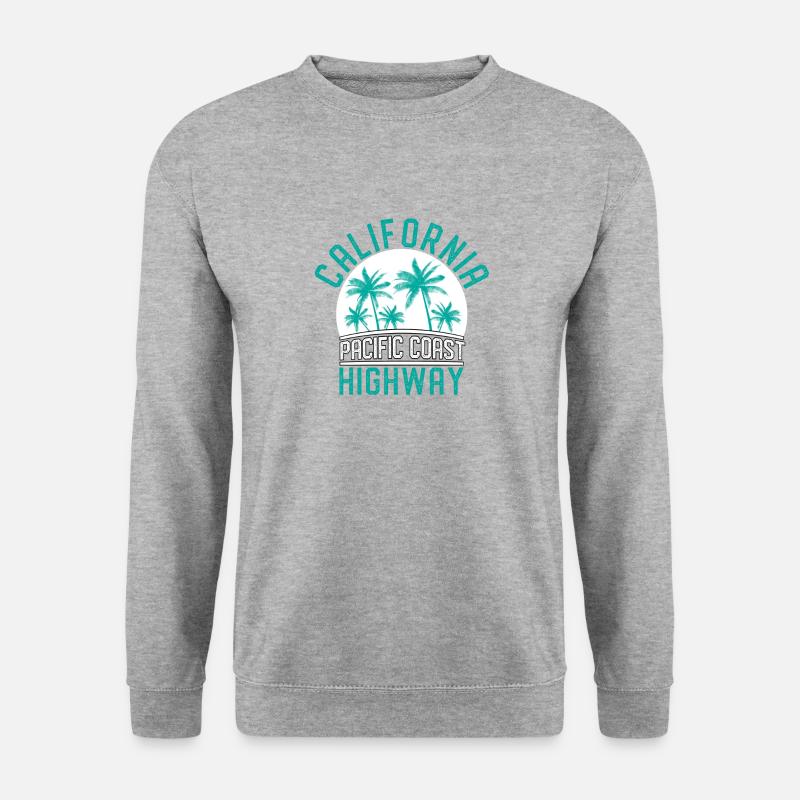 California - Unisex Pullover - Weißgrau meliert