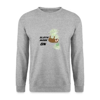 Paresse - Sweat-shirt Unisexe - gris chiné - Devant - Alina (178cm) & Michal (187cm)