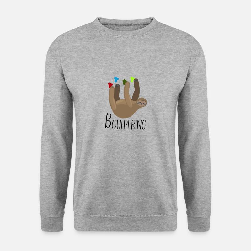 Sloth - Unisex Pullover - Weißgrau meliert