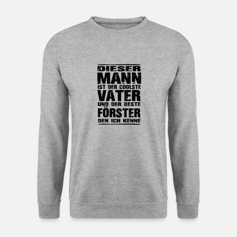 Förster - Unisex Pullover - Weißgrau meliert