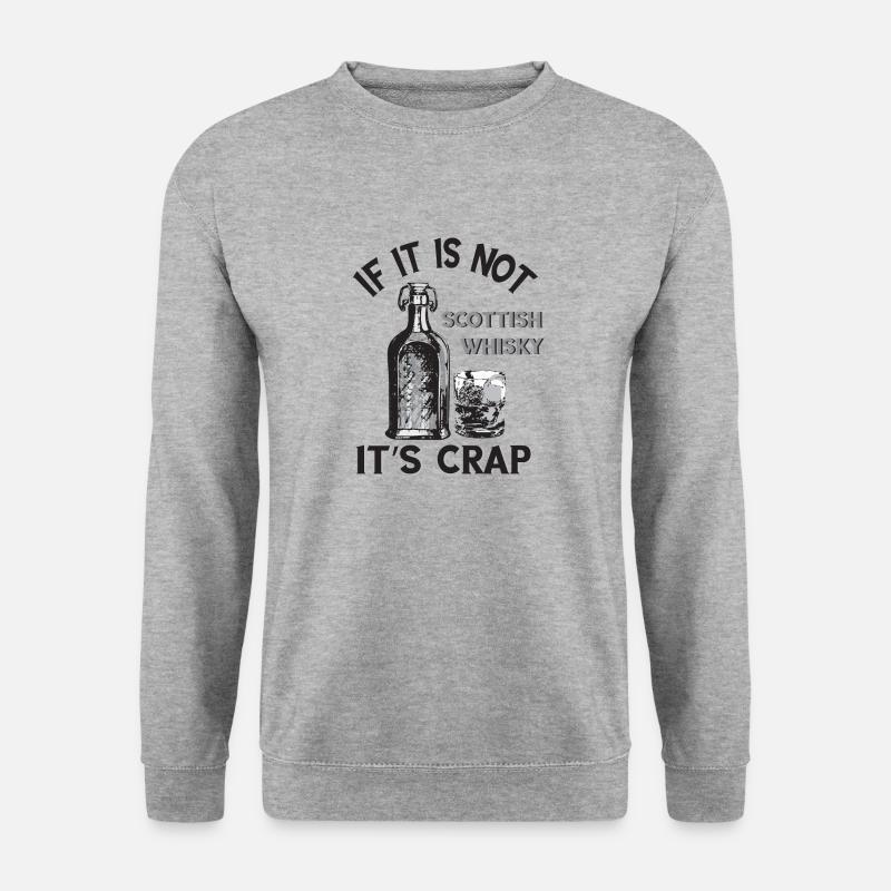Schottland - Unisex Pullover - Weißgrau meliert