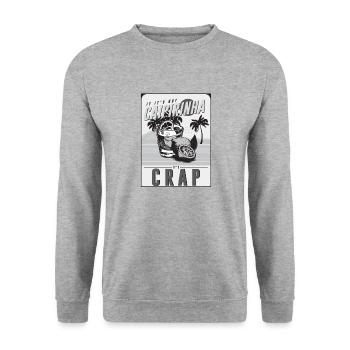 Brésil - Sweat-shirt Unisexe - gris chiné - Devant - Alina (178cm) & Michal (187cm)