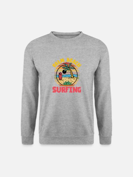 Palm trees - Unisex Sweatshirt - salt & pepper