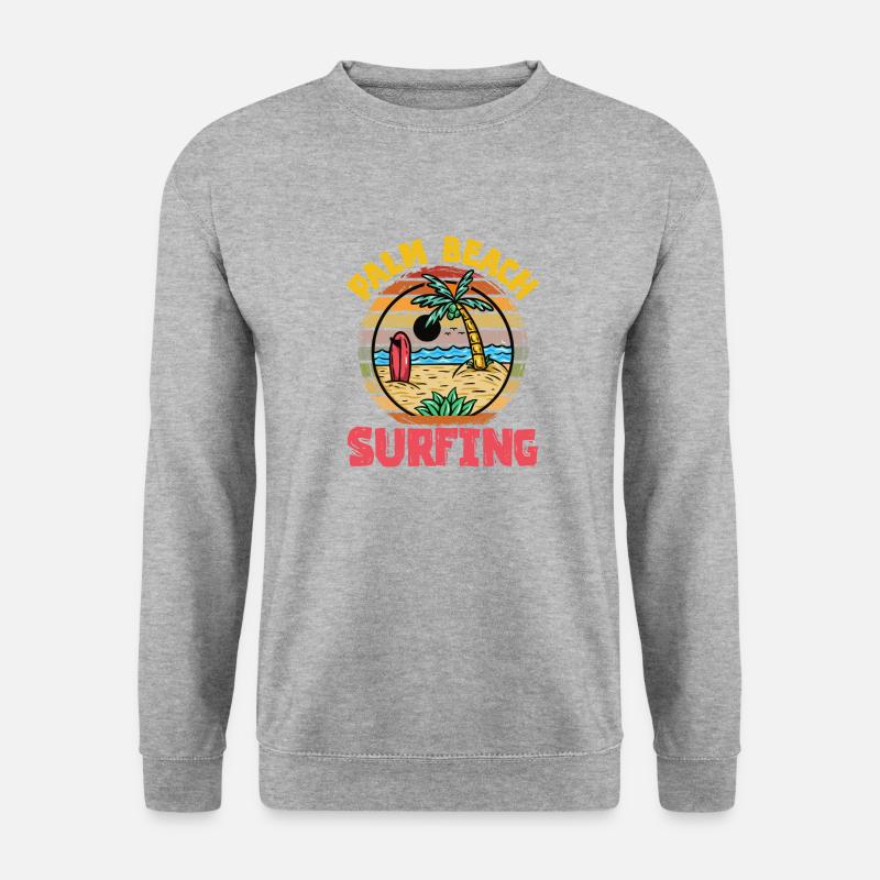 Palm trees - Unisex Sweatshirt - salt & pepper