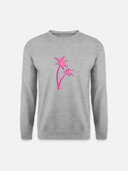 Palm trees - Unisex Sweatshirt - salt & pepper