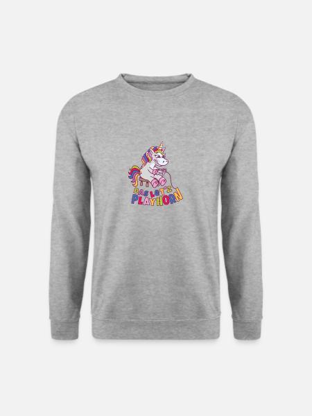 Let's Playhorn - Unisex Sweatshirt - salt & pepper