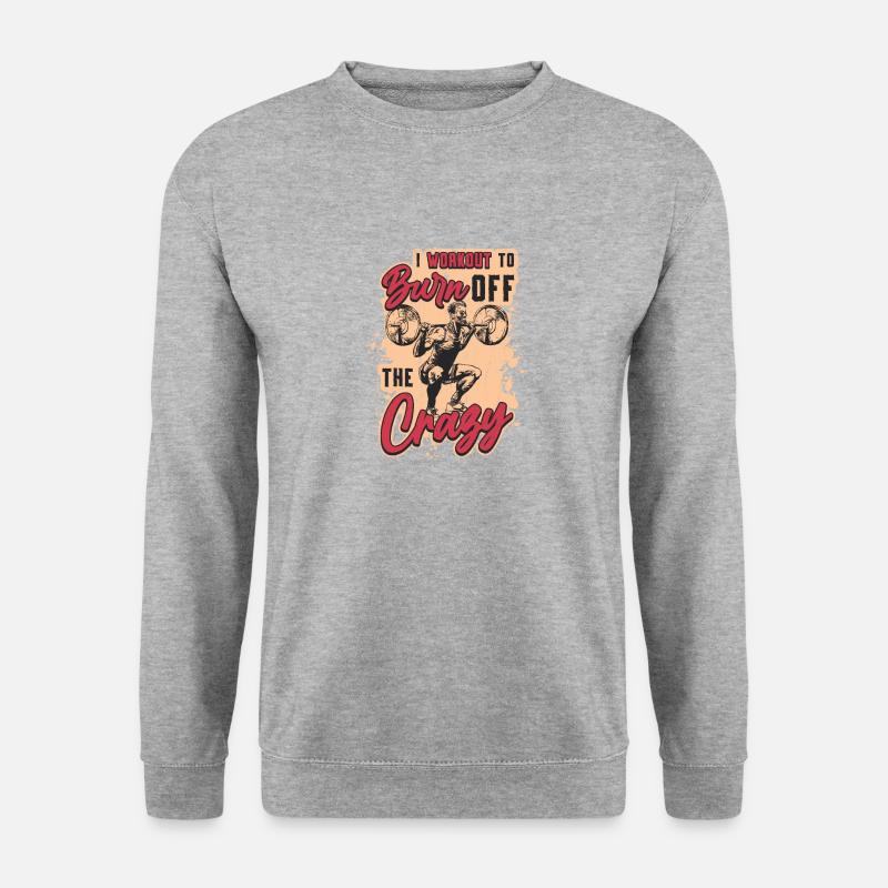 I train like a madman - Unisex Sweatshirt - salt & pepper
