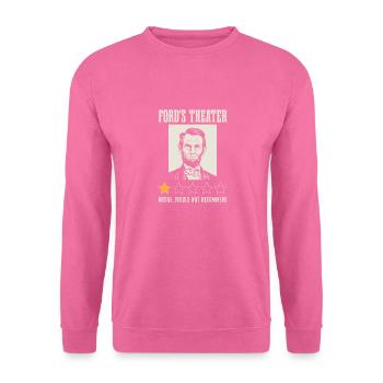 Theater Terrible ne recommanderait pas - Sweat-shirt Unisexe - rose - Devant