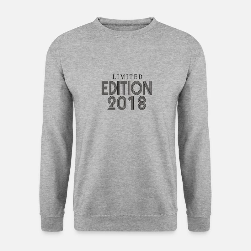 Limited Edition 2018 - Unisex Pullover - Weißgrau meliert