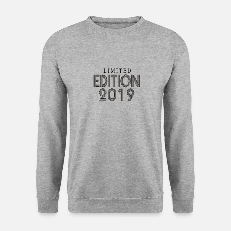 Limited Edition 2019 - Unisex Pullover - Weißgrau meliert
