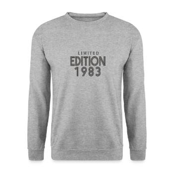 Limited Edition 1983 - Unisex Sweatshirt - salt & pepper - Front - Alina (178cm) & Michal (187cm)