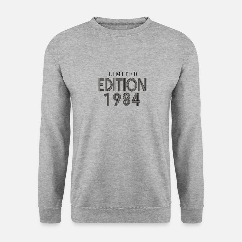 Limited Edition 1984 - Unisex Pullover - Weißgrau meliert