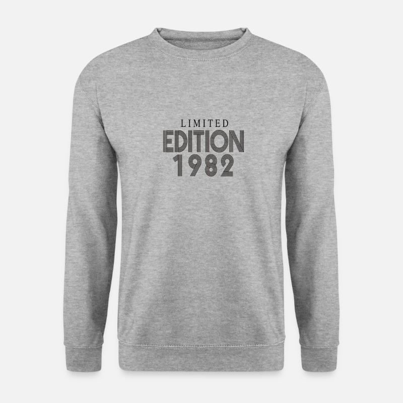 Limited Edition 1982 - Unisex Pullover - Weißgrau meliert
