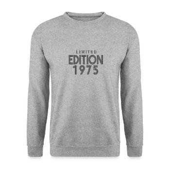 Édition limitée 1975 - Sweat-shirt Unisexe - gris chiné - Devant - Alina (178cm) & Michal (187cm)