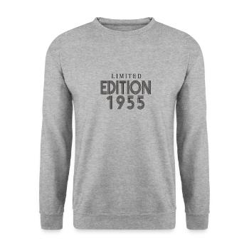 Édition limitée 1955 - Sweat-shirt Unisexe - gris chiné - Devant - Alina (178cm) & Michal (187cm)
