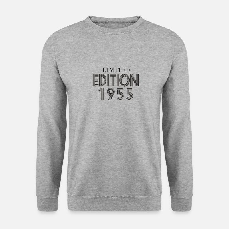 Limited Edition 1955 - Unisex Pullover - Weißgrau meliert