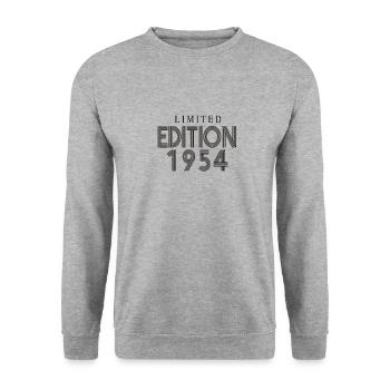 Édition limitée 1954 - Sweat-shirt Unisexe - gris chiné - Devant - Alina (178cm) & Michal (187cm)