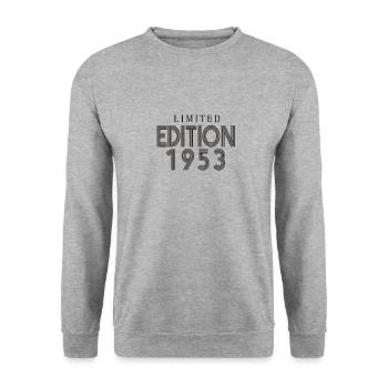 Édition limitée 1953 - Sweat-shirt Unisexe - gris chiné - Devant - Alina (178cm) & Michal (187cm)