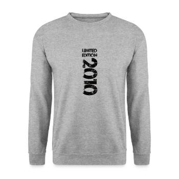 Édition limitée 2010 - Sweat-shirt Unisexe - gris chiné - Devant - Alina (178cm) & Michal (187cm)