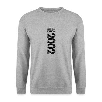 Édition limitée 2002 - Sweat-shirt Unisexe - gris chiné - Devant - Alina (178cm) & Michal (187cm)