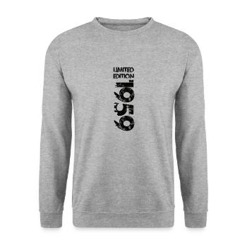 Limited Edition 1959 - Unisex Pullover - Weißgrau meliert - Vorne - Alina (178cm) & Michal (187cm)