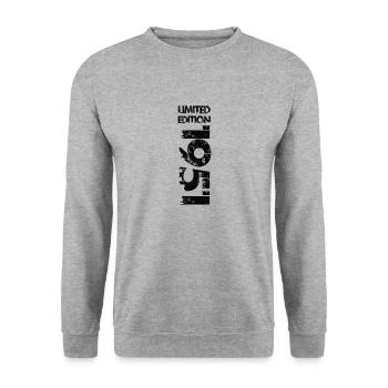Édition limitée 1951 - Sweat-shirt Unisexe - gris chiné - Devant - Alina (178cm) & Michal (187cm)