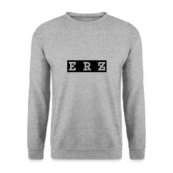 Erzgebirge meine Heimat - Unisex Pullover - Weißgrau meliert - Vorne - Alina (178cm) & Michal (187cm)