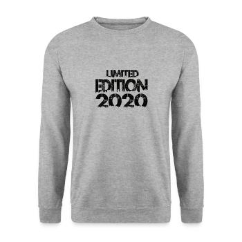 Limited Edition 2020 - Unisex Pullover - Weißgrau meliert - Vorne - Alina (178cm) & Michal (187cm)