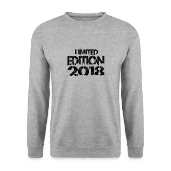 Limited Edition 2018 - Unisex Pullover - Weißgrau meliert - Vorne - Alina (178cm) & Michal (187cm)