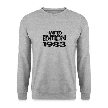 Limited Edition 1983 - Unisex Sweatshirt - salt & pepper - Front - Alina (178cm) & Michal (187cm)
