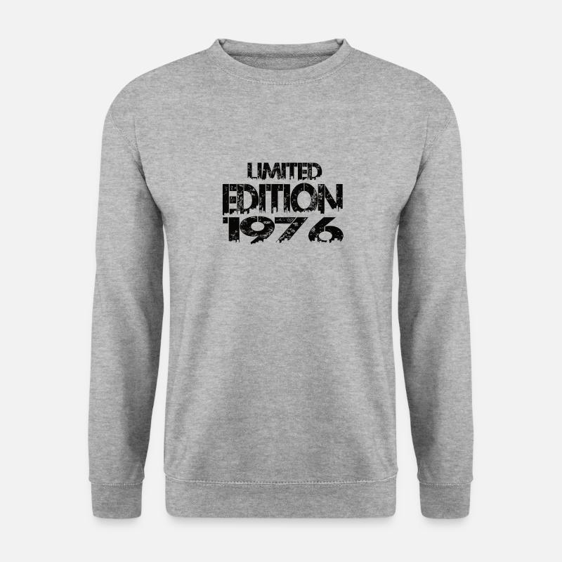 Limited Edition 1976 - Unisex Pullover - Weißgrau meliert