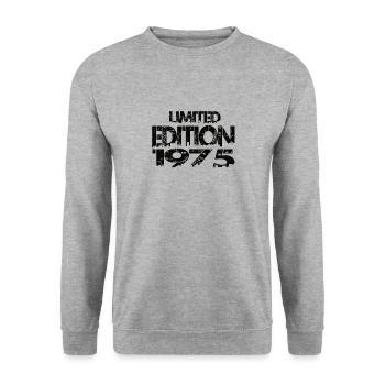 Édition limitée 1975 - Sweat-shirt Unisexe - gris chiné - Devant - Alina (178cm) & Michal (187cm)