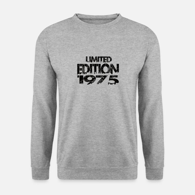 Limited Edition 1975 - Unisex Pullover - Weißgrau meliert