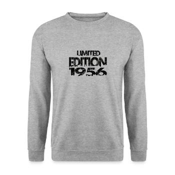 Édition limitée 1956 - Sweat-shirt Unisexe - gris chiné - Devant - Alina (178cm) & Michal (187cm)